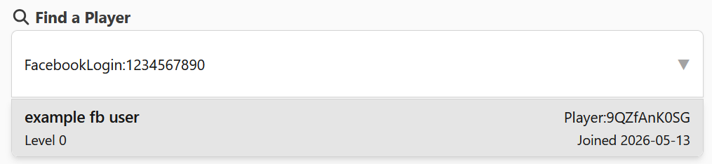 Find User with a Social account
