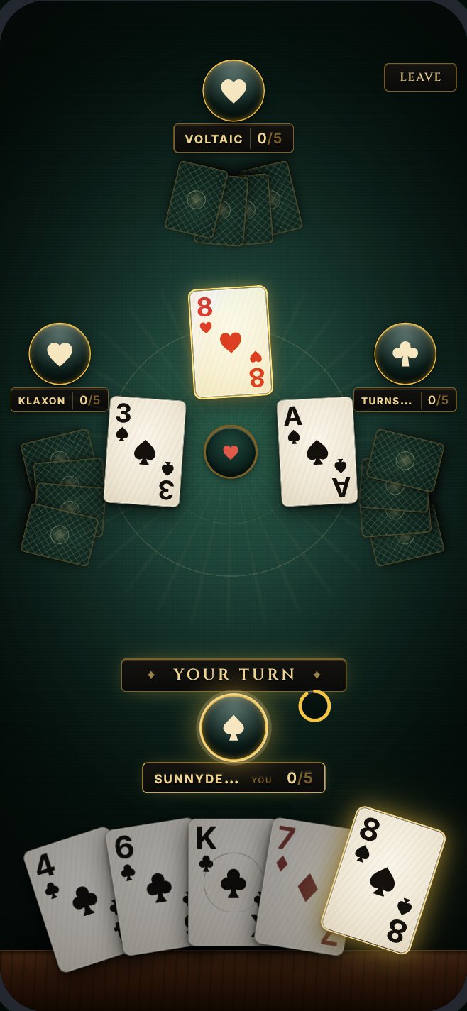 My turn to play a card